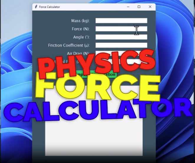 Physics - Force Calculator project cover